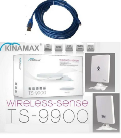 Мрежова антена Kinamax TS-9900, 58 dBi, усилване до 4000 м.